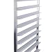 ARKSEN Commercial Kitchen 10 Tier Bun Pan Half Height Rack Sheet Aluminum w/Brake Wheels