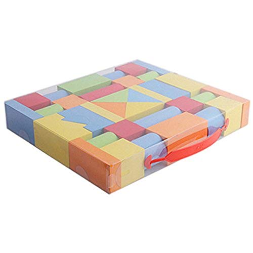 Tmrow 38pcs Ultra-Light Building Blocks Set Colorful EVA Foam Bricks Set Kids Infant Children Soft Educational Toy Gift - Thumbnail 4