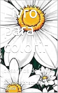 Livro Livro para colorir: desenhos de flores