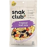 Snak Club Tropical Mix Resealable Nuts 6.75 Ounce Bag