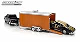 2014 Dodge Ram 1500 & Enclosed Car Hauler Hitch & Tow Series 2 1/64 by Greenlight 32020D
