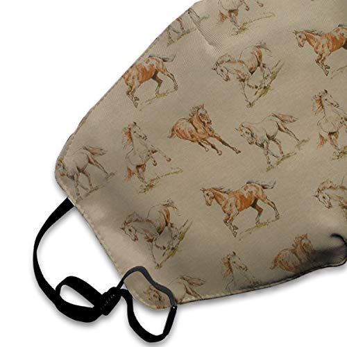 Sam-Uncle Anti Dust Face Mouth Cover Mask Horse Art Picture Anti Pollution Breath Healthy Mask
