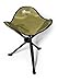 EARTH “EASY-SEAT” CAMP STOOL w/ STEEL LEGS, COMFORTABLE NYLON FABRIC, 3-LEGGED OUTDOOR FISHING STOOL, SIT ANYWHERE!thumb 1