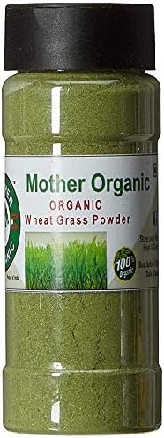 Mother Organic 100% Pure Wheat Grass Powder - 50gm- USOCA Certified Organic