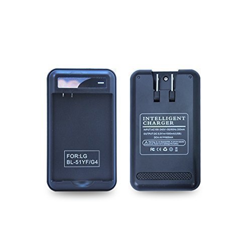 LG G4 Charger: Lrker USB Travel Wall Charger for LG G4 Phone Spare battery - Black - Battery is Not Included (1 Charger) LG G4 Charger: Lrker USB Travel Wall Charger for LG G4 Phone Spare battery - Black - Battery is Not Included (1 Charger)