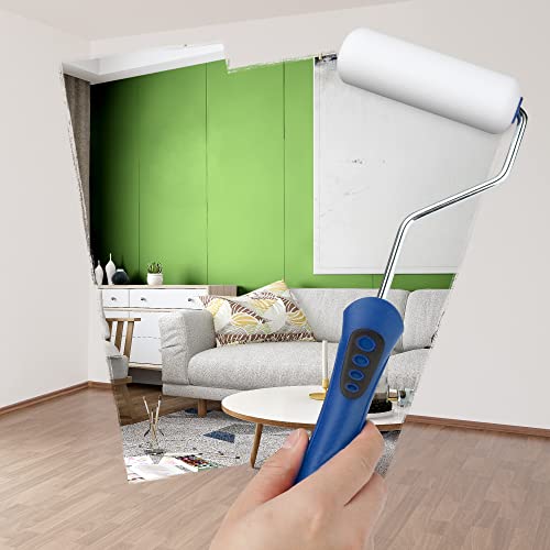 WORKPRO 12Pack Foam Paint Roller 4 inch, Small Paint Roller Kit, Mini