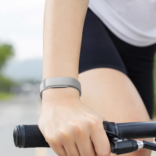 Band for Google Fitbit Air Adjustable Woven Nylon Band Compatible with Fitbit Air Screenless Fitness Tracker, Breathable Hook & Cycle Sport Wrist Strap, Quick Dry Replacement Nylon Watch Band for Work