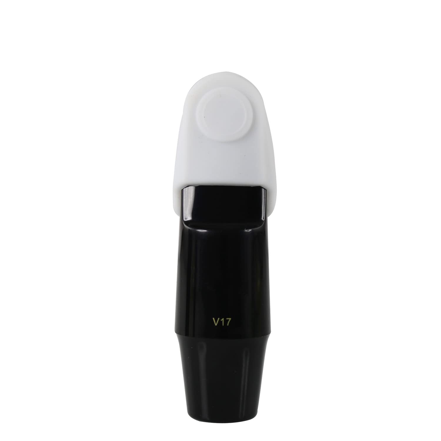 Silica Gel Mouthpiece Cap Durable Mouthpiece Protector for Clarinet/Alto Saxophone Sax Mouthpiece Protective Cap Middle Size(White)