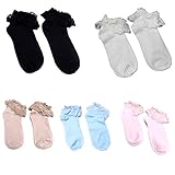 Vintage Fashion Women 'S Ladies Princess Girl Lace Ruffle Frilly Ankle Socks