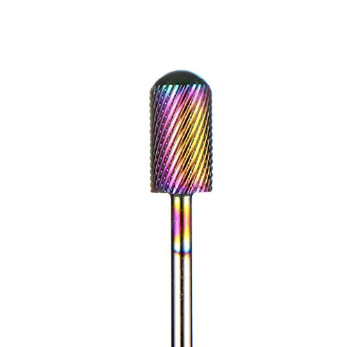 Sunsee 1PC Blue Nano Coated Carbide Nail Drill Bit Gel Remove Polishing (C)