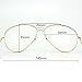 Cyxus Aviator Glasses Stylish Blue Light Blocking Eyeglasses Computer Eyewear Anti Eyestrain Metal Frame T06