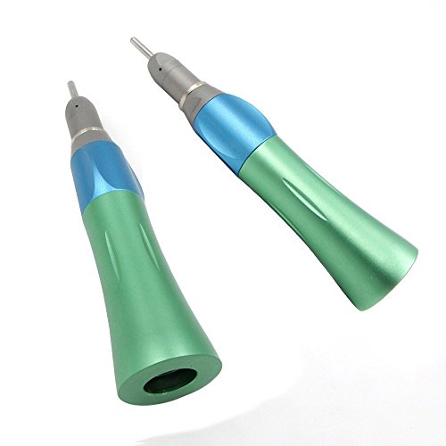 4 Holes Low Speed Straight, Contra-angle,Air motor Latch type Hand Tool Kit Green (Pack of 3)