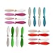 Franterd Cheerson Propeller Blade 16PCS+ CX-10 CX-10A CX-10C Part Blade Protector Cover