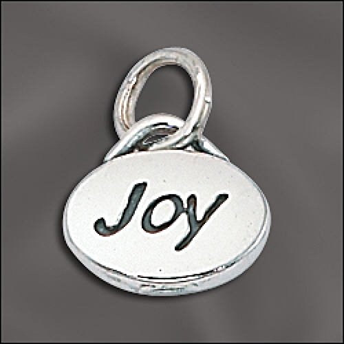 Charm -JOY Message Charm .925 Sterling Silver
