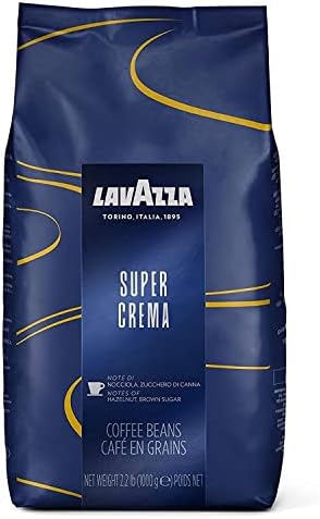 Lavazza Super Crema Whole Bean Coffee Blend, Medium Espresso Roast - Technical View