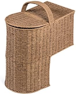 Trademark Innovations 1525" Storage Stair Basket With Handle
