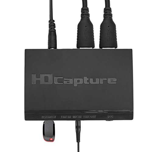 HopCentury HD Game Video Capture Box Card HDMI 1080P Recorder Device for Xbox One 360, Playstation PS4 PS3 PS2, Wii U Gameplay, PC - Thumbnail 2