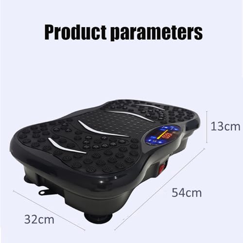 ALISMAEEL Vibration Plate Fitness Platform Exercise Machine Vibrating Lymphatic Drainage Shaking Full Body Shaker Workout Vibrate Stand Shake Board Sport Gym for Weight Loss Fat Burner for Women Men
