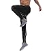 Men's Compression Fitness Pants Cool Dry Running Workout Tights Leggings
