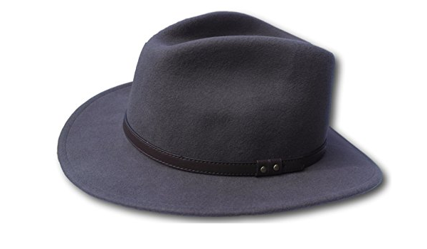 Wool Felt Fedora Trilby hat 