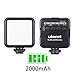 ULANZI VL49 2000mAh LED Video Light w 3 Cold Shoe, Rechargeable Soft Light Panel for DJI OSMO Mobile 3 Pocket Zhiyun Smooth 4 Sony RX100 VII Canon G7X Mark III A6400 6600 Camera GoPro 8 7 6 5 Vlogging primary