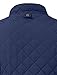 NE PEOPLE Women’s Quilted Vest – Reversible Lightweight Sleeveless Full Zip Up Faux Fur Lining Gilet Jacket with Pockets NEWV44 Navy M