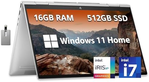 HP 2022 Envy X360 2-in-1 FHD Touchscreen Laptop Computer