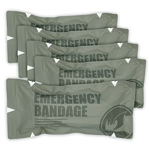 RHINO RESCUE 6" Israeli Style Emergency Bandage, Compression Trauma