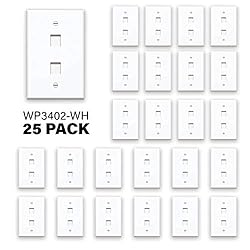 Legrand - OnQ 1 Gang 2 Port Keystone Wall