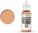 Vallejo Model Color Vermillion 17 ml Acrylic Paint EyeDropper Bottle view 8