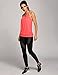 SYROKAN Women's Workout Yoga Fitness Sports Racer Back Running Tank Tops Orange M