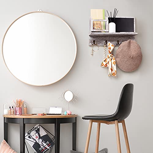 Makuzo Farmhouse Key Holder for Wall Rustic Key Holder for Wall Key