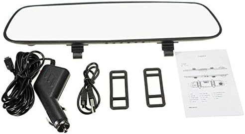 Dash Cam, HD 1080P 2.7" Rearview In-Mirror Video Dash Camera DVR Cam Video Recorder,Car Video Recorder for Vehicles Front and Rear DVR