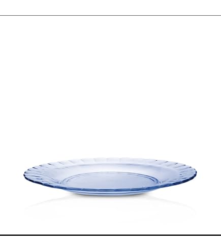 Lot De 6 Assiettes Duralex Lys Transparentes 23,5 Cm - Verre Trempé