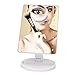Signstek 16 LED Battery Operated Cordless Touch Screen Lighted Makeup Mirror White