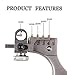 Huntingdoor Slingshots for Hunting Metal Slingshot Professional Steel and Wood Slingshot with Removable Sights and 2X Rubber Bands Classic High Velocity Powerful Outdoor Catapult (Phenix)