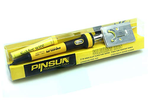 Electric Soldering Iron Kit 60W, with Power Indicator Light, 1 Solder Wire 1.0mm Dia, 1 Cleaning Sponge, 1 Stand - Thumbnail 4