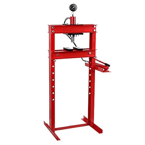 EBERTH hydraulische Werkstattpresse Workshop mit Kraft-Druck bis 20T mit Manometer