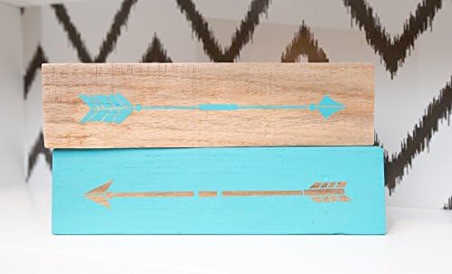 Reclaimed Wood Arrow Sign Decor | Set of 2 | Tribal Barn Wood Gift | Arrow Wall Art | Girls Bedroom Decor | Rustic Wood Home Decor | Follow Your Arrow
