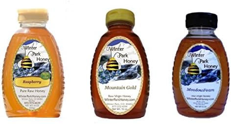 Winter Park Honey High Mountains Pack 48oz (Mountain Gold, Meadowfoam and Raspberry honey - 16oz each)