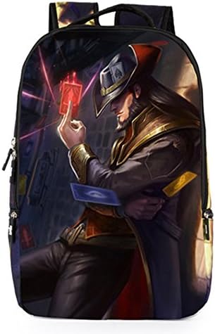 CaTiger 2016 New Style League of Legends Printed Backpack,Supreme Teens School Bag Travel Backpack (Q1)