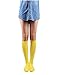 10STAR11 Women's Colorful Solid Sexy Knee High Socks