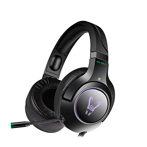 Woxter-Stinger-RX-1100-H-Auriculares-Gaming-Profesionales-LedGiratorios-con-microfono-para-PS4PCXbox-OneSwitchReduccion-de-RuidoDiadema-AjustableMicrofono-omnidireccional-y-Adaptador-2-en-1