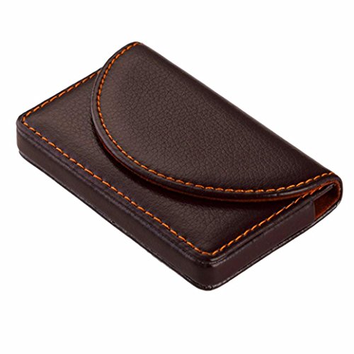 YJYdada Credit Card Package Card Holder Business Card Case (Coffee)