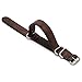 CIVO Genuine Grain Leather NATO Zulu Military Swiss G10 Watch Band Strap 18mm 20mm 22mm with Stainless Steel Buckle (Dark Brown, 22mm)