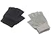 YL TRD V 2 Packs of Non Slip Fingerless Yoga Gloves Exercise Gloves Workout Gloves (Transparent dots)