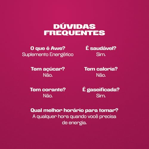 AWE Pack Pitaya Lichia - Suplemento Energético com 6 Latas de 355 ml