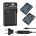 LP EN-EL14 EN EL14a Battery Charger Pack, 2-Pack Battery & Charger, Compatible with Nikon D3500, D5600, D3300, D5100, D5500, D3100, D3200, D5200, D5300, D3400, DF, P7000, P7100, P7700, P7800 & More primary