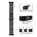 ViCRiOR Gear Fit2/ Fit 2 Pro Bands, Mesh Woven Stainless Steel Bracelet Wrist Watch Band Strap with Adapters Replacement for Samsung Gear Fit 2 Pro/Gear Fit 2, Black