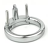 Metal base ring for men's chastity lock device cage Clasp ring accessories (45mm, style A)